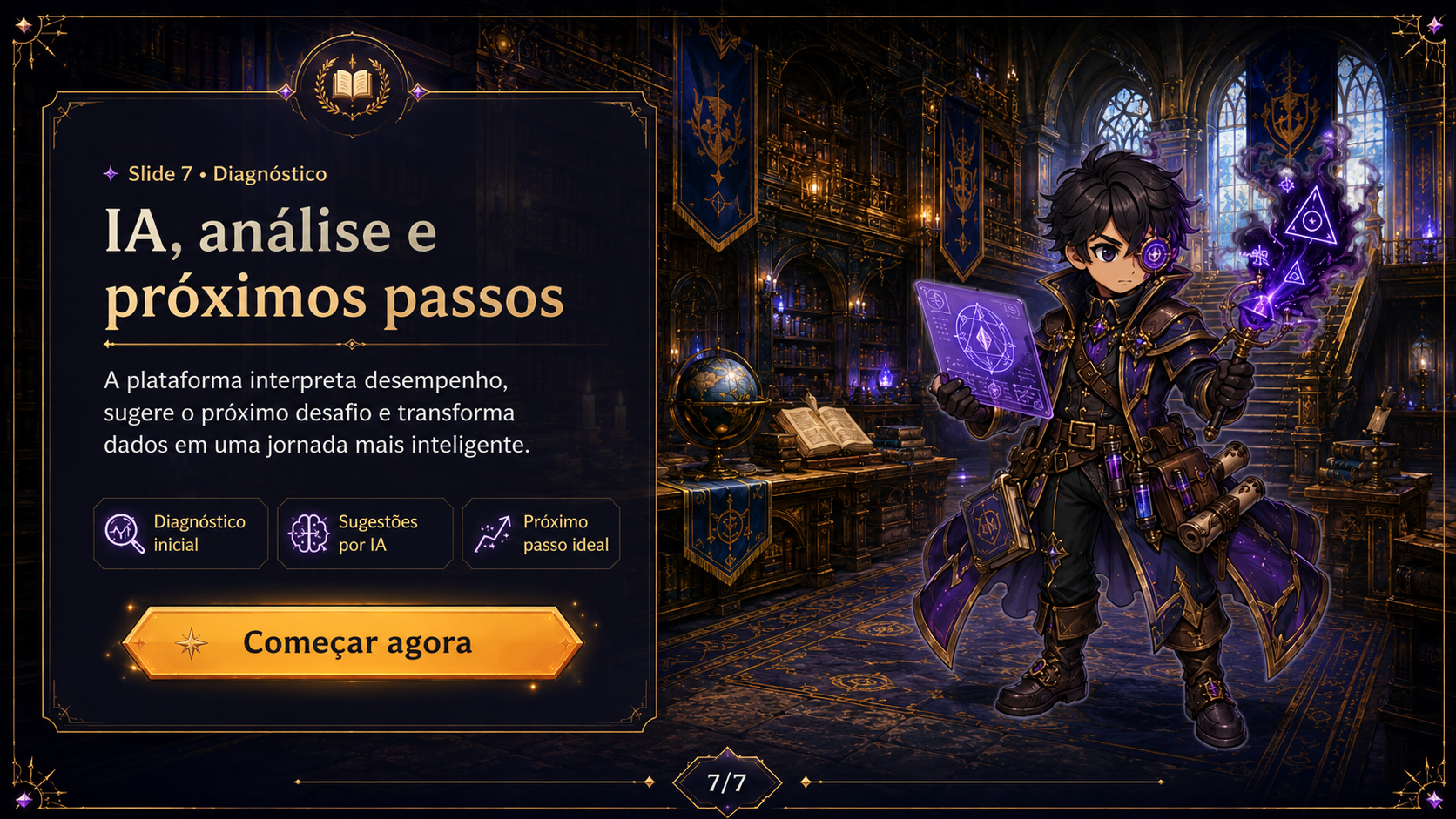 Slide Diagnóstico por IA da Marie
